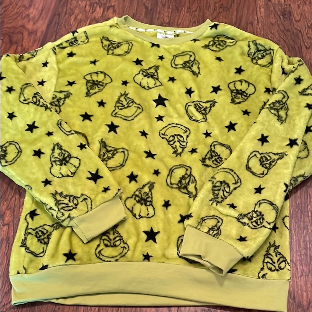 The Grinch fuzzy sweatshirt